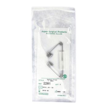 Sicherheitsnadeln 38 mm steril verpackt (50 x 2 Stck.)