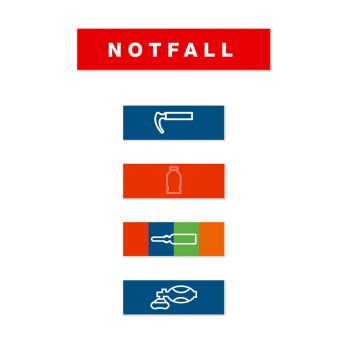 Set Kofferaufkleber Standard 0