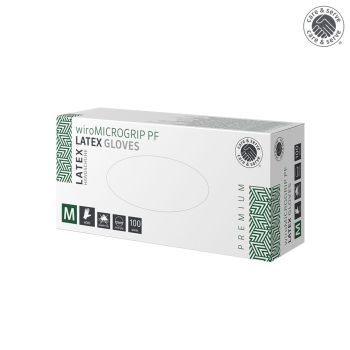 wiroMICROGRIP PF, Latex U.-Handschuhe, unsteril