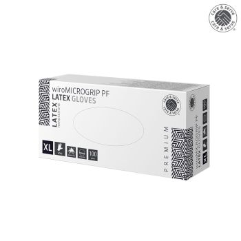 wiroMICROGRIP PF, Latex U.-Handschuhe, unsteril