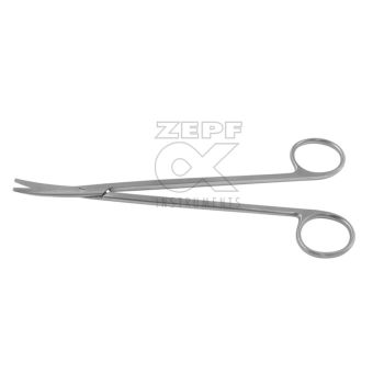 METZENBAUM Präparierschere, gebogen, stumpf/stumpf