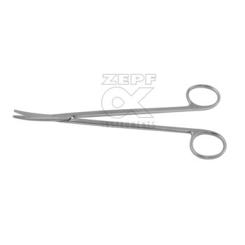 METZENBAUM Baby Schere, gebogen, stumpf/stumpf