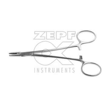 DERF (WRIGHT) Nadelhalter längsgerieft, gerade