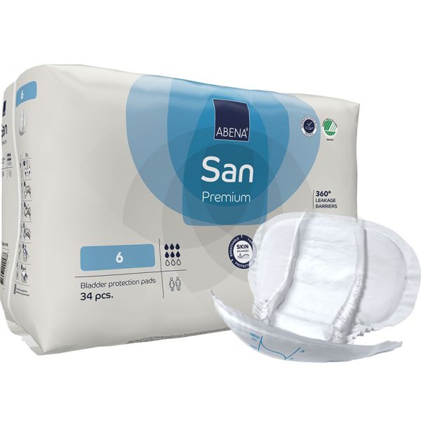 Abena San 6, Premium Inkontinenz- einlagen (34 Stck.)