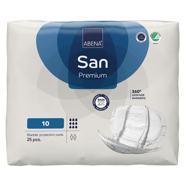 Abena San 10, Premium Inkontinenz- einlagen (25 Stck.)