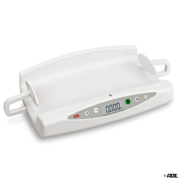 elektronische Babywaage Modell M118000-01 m. digitalem Längenmesssystem