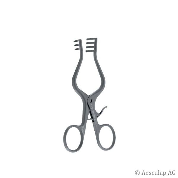 SUSI Wundspreizer Weitlaner, 3 x 4 Zähne 13 cm