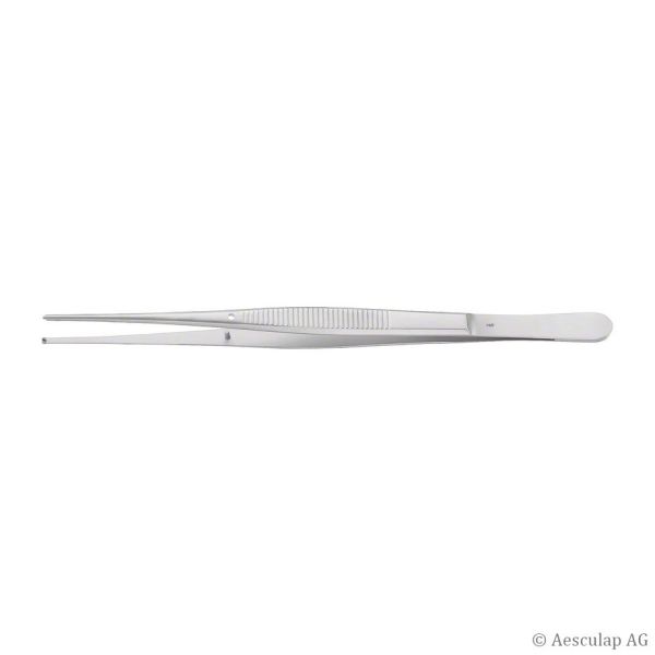 chirg. Pinzette Semken, 1 x 2 Zähne, 15 cm