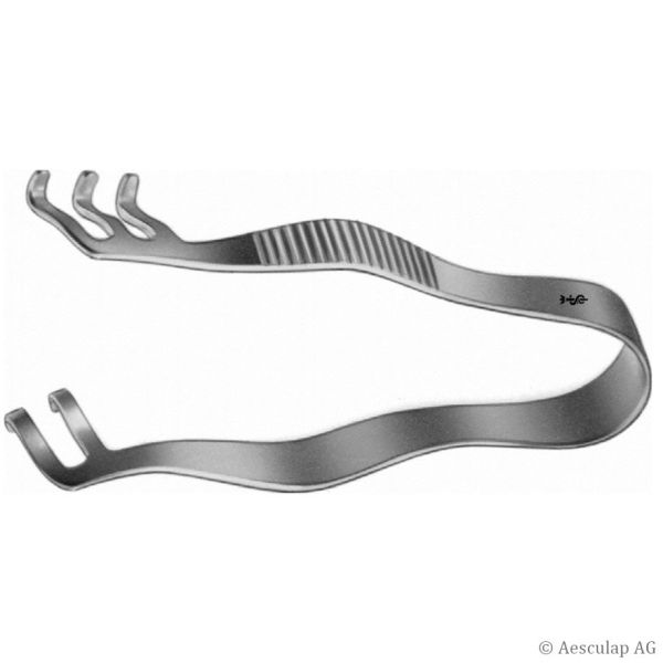 Wundspreizer Finsen, 2 x 3 Zähne 7