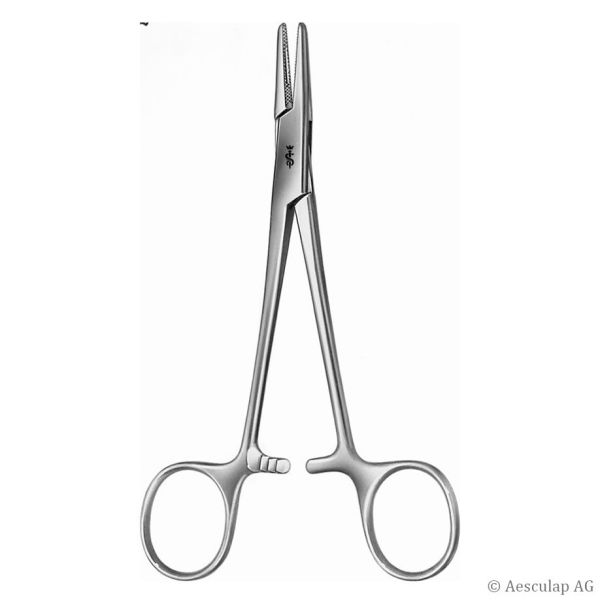 Hegar Nadelhalter gerade, mit Rinne, 17