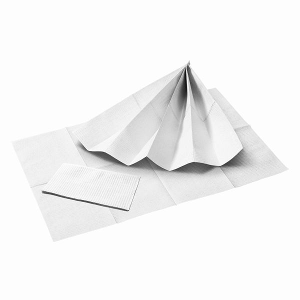 Patientenservietten, white, 33 x 45 cm