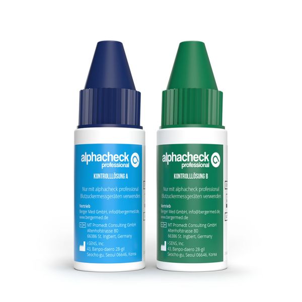 alphacheck professional Kontroll-Lösung A+B (2 x 4 ml)