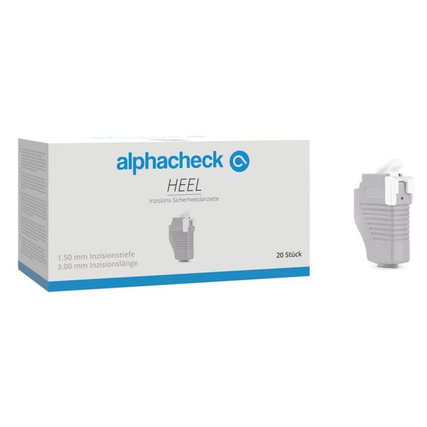alphacheck HEEL Inzisions-Sicherheits- lanzetten 1
