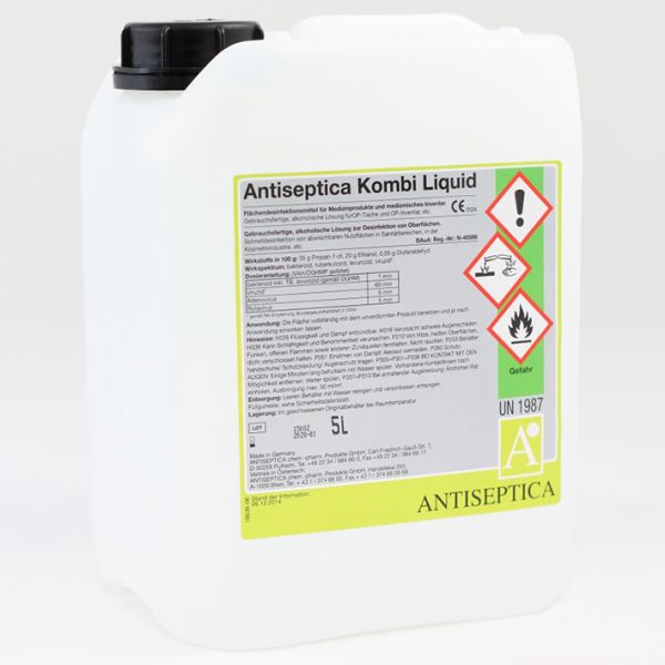 Antiseptica Kombi Liquid 5 Ltr. Flächendesinfektion