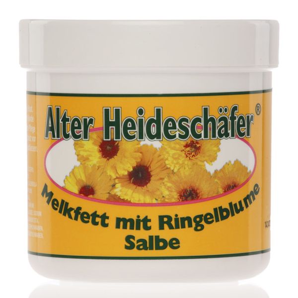 Alter Heideschäfer Melkfett-Salbe mit Ringelblume 250 ml
