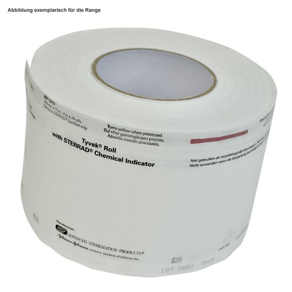Tyvek Steri-Rolle mit STERRAD Chemo-Indikator 0