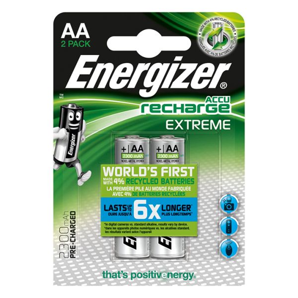 Energizer NiMH Akkumulatoren Extreme Mignon AA HR6