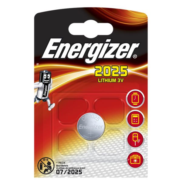 Energizer Batterie Typ CR2025, 3 V 0