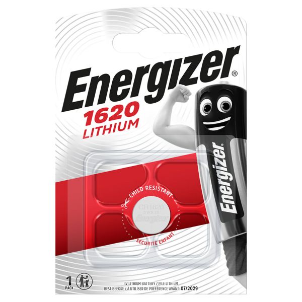 Energizer Batterie Typ CR1620 BP1, 3 V (= BAT E300844003)