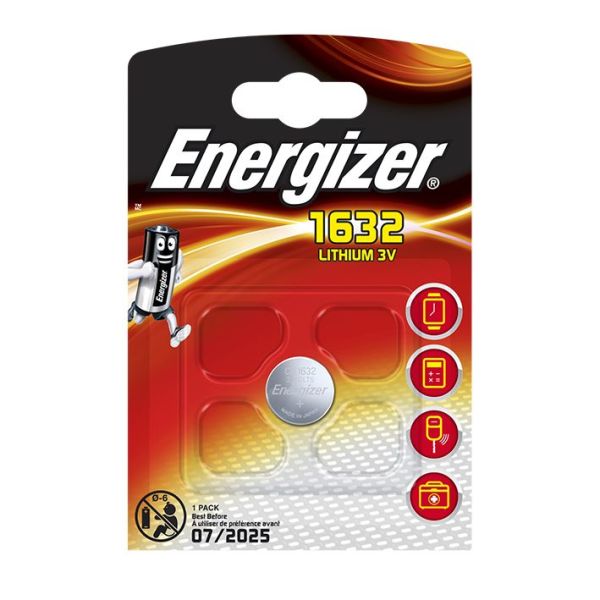 Energizer Batterie Typ CR1632, 3 V 0