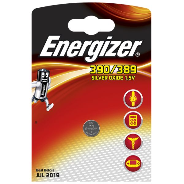 Energizer Uhren-Batterie 390/389 Typ SR54/SR1130W
