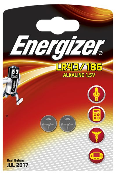 Energizer Spezialbatterie 186, Typ LR43 1