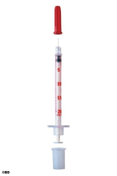 BD Micro-Fine+ Insulinspritzen 0,5 ml, U-40