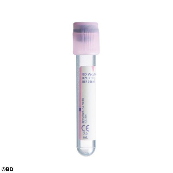 BD Vacutainer EDTA Plus Röhrchen aus PET