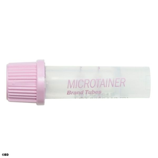 BD Microtainer EDTA-Röhrchen für die Blutbildanalyse 1