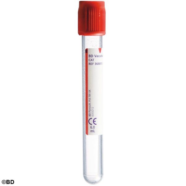 BD Vacutainer Plus Serumröhrchen aus PET