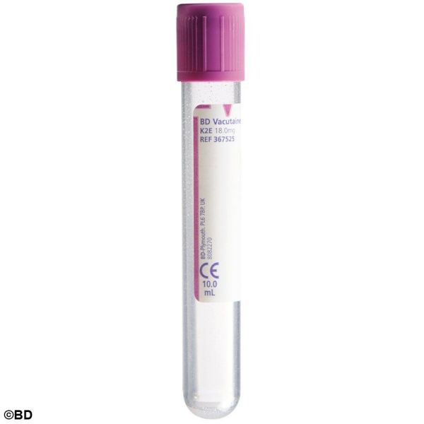 BD Vacutainer EDTA Plus Röhrchen aus PET 10 ml