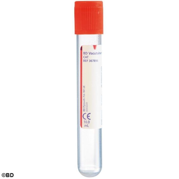 BD Vacutainer Plus Serumröhrchen aus PET 10 ml