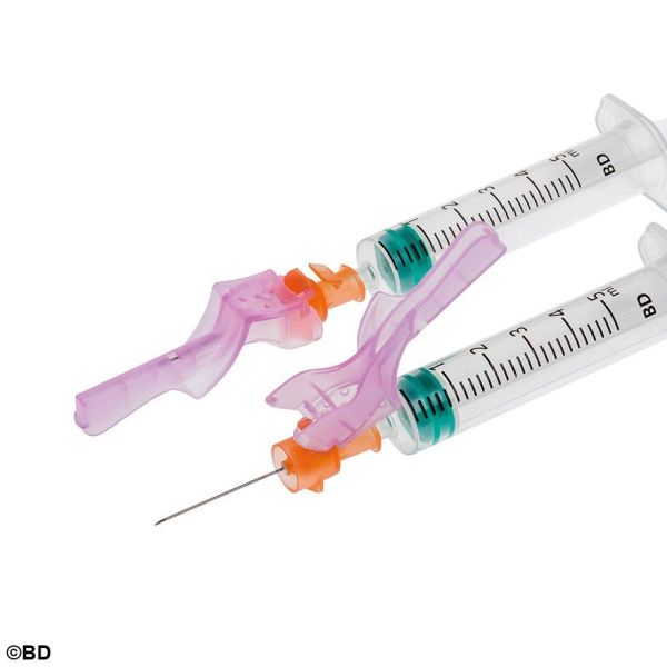 BD Eclipse Sicherheitsinjektionskanülen, 25 G x 1''