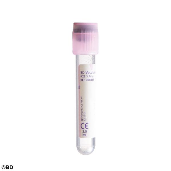 BD Vacutainer EDTA Plus Röhrchen aus PET