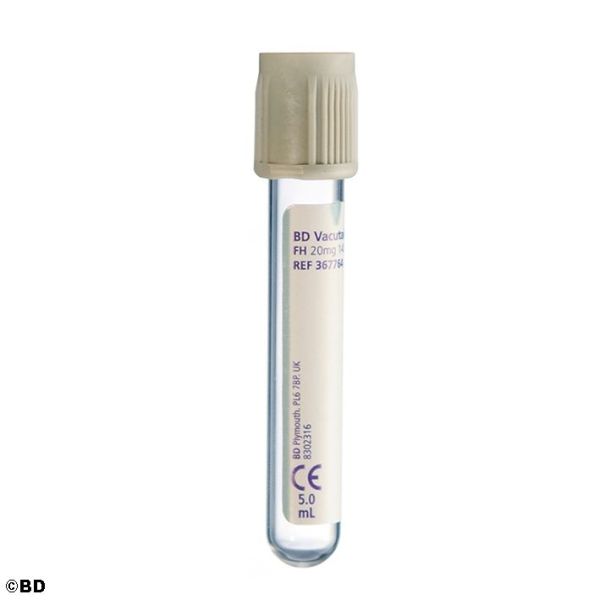 BD Vacutainer Glukoseröhrchen aus Glas, 5 ml