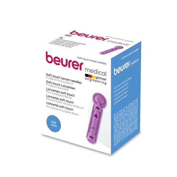 Beurer Soft touch Lanzetten steril 33 G, (4 x 25 Stck.)