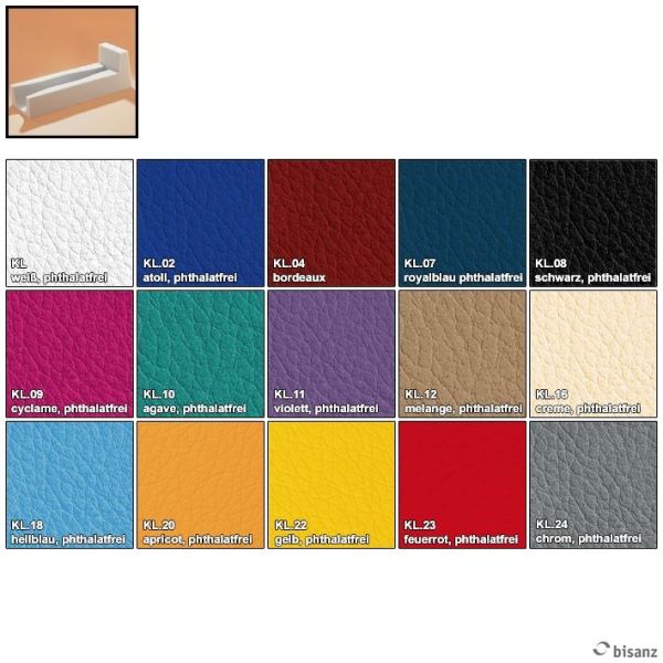 KL-Bezug weiß phthalatfrei für Schiene Nr. 711000