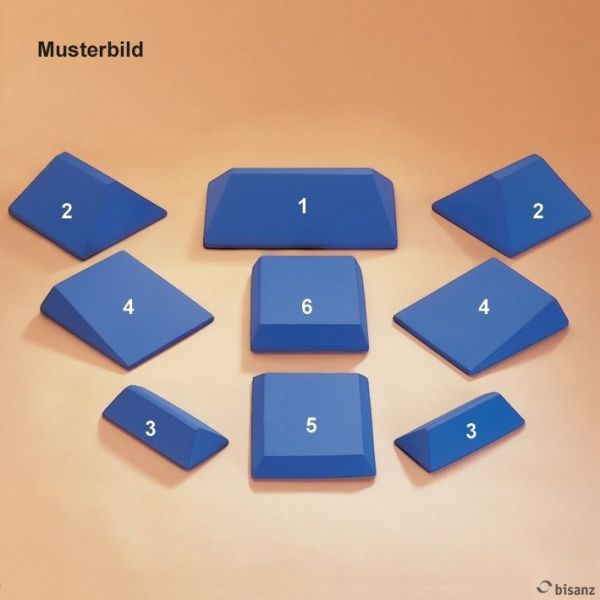 Röntgenfixierkeil Nr. 4, blau, Schrägkeil