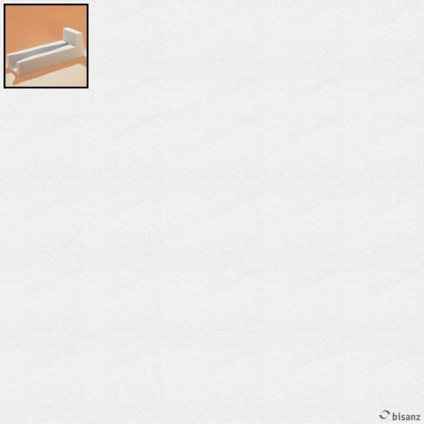 Trikotbezug weiß für Schiene Nr. 711000