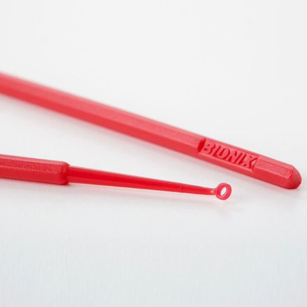 Einmal-Kunststoff-Ohrküretten Angle