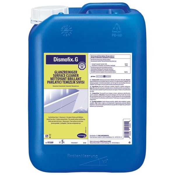 Dismofix G 5 Ltr. Glanzreiniger 0