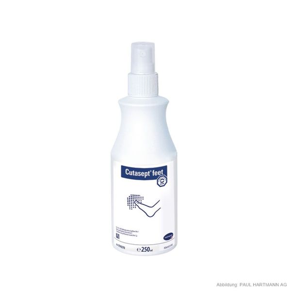 Cutasept feet 250 ml Fußspray Überkopf-Sprühflasche