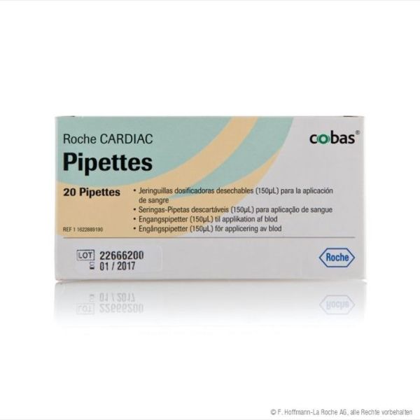 CARDIAC Pipetten für Tropt sensitive (20 Stck.)