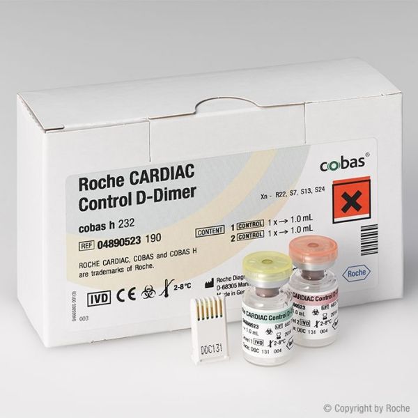 Roche CARDIAC Control D-Dimer (2 x 1 ml) 0