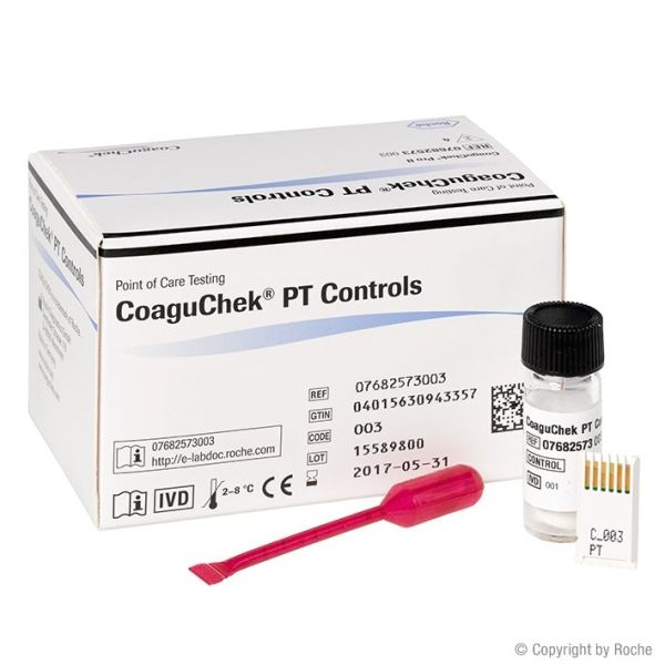 CoaguChek PT Controls Kontroll-Lösung (4 Stck.)