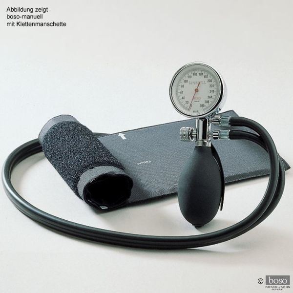 boso manuell Blutdruckmessgerät Ø 48 mm, mit Klettenmanschette