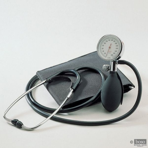 boso med I Blutdruckmessgerät Ø 48 mm, mit Zugbügel-Klettenmanschette