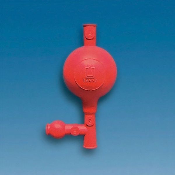 Pipettierball, NR, mit 3 Ventilen Standardmodell für Pipetten bis 10 ml