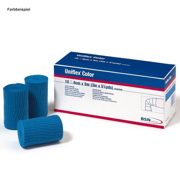 Uniflex color Universalbinde, 5 m x 8 cm