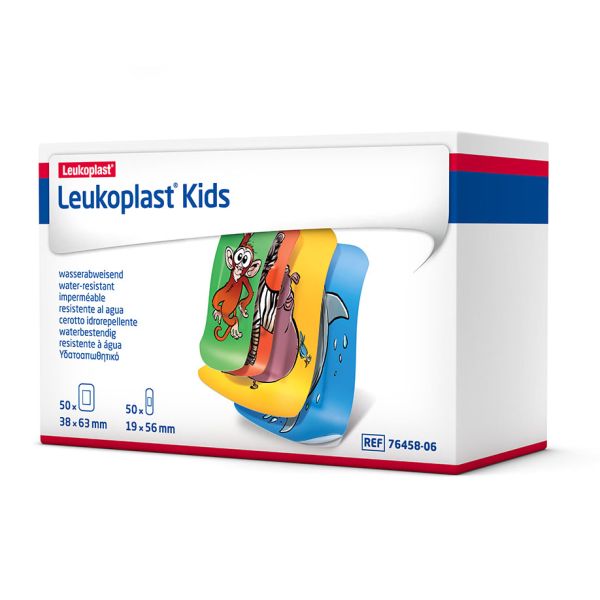Leukoplast Kids, Mischpackung mit 2 Pflastergrößen (100 Stck.)
